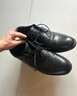 紅蜻蜓真皮秋冬男士高級感正裝皮鞋德比鞋婚鞋內增高鞋 WTA7376 黑色41 曬單實(shí)拍圖