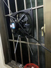奧克斯（AUX）排氣扇油煙排風(fēng)扇家用廚房換氣扇壁掛式通風(fēng)扇強勁大吸力房間抽扇 25*25cm固定10寸墻窗直裝用孔距 曬單實(shí)拍圖