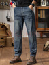 增致牛仔（zengzhi）男士牛仔褲男2025秋冬新款休閑寬松休閑高端哈倫褲直筒長(cháng)褲子男褲 曬單實(shí)拍圖