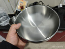 京東京造304不銹鋼碗 大湯碗雙層隔熱餐具面碗18CM拉面碗沙拉碗 曬單實(shí)拍圖