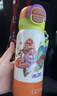 格米（germ）瘋狂動(dòng)物城兒童保溫杯帶吸管雙飲男女上學(xué)水杯學(xué)生杯子500ml尼克 曬單實(shí)拍圖