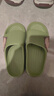 XGGC卡皮巴拉卡通兒童拖鞋女孩室內家居厚底防滑可愛(ài)涼拖女 綠色36-37 曬單實(shí)拍圖