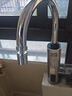 奧克斯（AUX）電熱水龍頭熱水器加熱水龍頭快速熱水變頻恒溫廚房下進(jìn)水 【大屏數顯】電鍍銀+漏保插頭+萬(wàn)向噴頭 曬單實(shí)拍圖