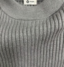 左西男童毛衣打底2025新款兒童針織衫秋冬款男孩內搭冬裝 灰色 120 曬單實(shí)拍圖