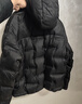 安踏（ANTA）面包羽絨服丨六度芯樊振東同款鵝絨服外套男冬季短款加厚棉服男裝 【鵝絨85% XL155g】基礎黑-5 2XL (男185) 曬單實(shí)拍圖