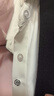 初申春秋長(cháng)袖襯衫女職業(yè)正裝面試氣質(zhì)休閑通勤白襯衣上衣S13KC2137 曬單實(shí)拍圖