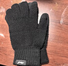 李寧（LI-NING）騎行手套冬季男女士保暖棉毛線(xiàn)針織加絨黑手套觸屏防寒電動(dòng)車(chē) 曬單實(shí)拍圖