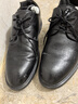 卡帝樂(lè )鱷魚(yú)（CARTELO）軟牛皮男士皮鞋商務(wù)內增高男鞋正裝加絨皮鞋男KJ02 黑色加棉款 40 曬單實(shí)拍圖