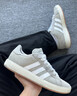 adidas「面包鞋」GRAND COURT BASE 00s休閑低幫板鞋男女阿迪達斯 淺灰/白色/樹(shù)脂黃   38 曬單實(shí)拍圖
