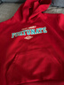 嘟嘟家兒童衛衣學(xué)院風(fēng)春款男童紅色長(cháng)袖春季女童連帽衣服寶寶童裝洋氣潮 卡蘭達紅 120 曬單實(shí)拍圖