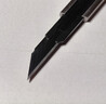 飛茲（fizz）金屬外殼小號美工刀9mm/自動(dòng)鎖鋁合金裁紙刀/辦公用品 灰色FZ215003 曬單實(shí)拍圖