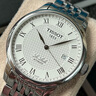 【二手95新】天梭TISSOT經(jīng)典力洛克系列男士自動(dòng)機械腕表 背透瑞士二手鐘表經(jīng)典商務(wù)休閑男表 銀盤(pán)鋼帶39.3MM表徑T41.1.483.33 曬單實(shí)拍圖