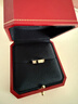 卡地亞（Cartier）LOVE系列 玫瑰金窄版LOVE戒指單枚 B4085200-54 新年禮物 曬單實(shí)拍圖
