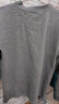 好波圓領(lǐng)打底內衣男女全棉秋衣套裝基礎秋衣秋褲單件非套裝HLM1802 深麻灰(HLM1803男上衣) XL (170) 曬單實(shí)拍圖