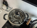 愛(ài)仕達（ASD）湯鍋 304不銹鋼加厚燉鍋 加高加大燜煮鍋 22CM燃氣電磁爐通用H5 曬單實(shí)拍圖