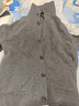 優(yōu)衣庫男女裝souffle?yarn舒芙蕾針織開(kāi)衫/毛衣毛衫25新款480023 08 深灰色 L 曬單實(shí)拍圖