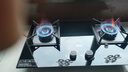 美的（Midea）【液化氣/煤氣罐】燃氣灶雙灶家用5.0KW大火力黑晶寬面板臺嵌兩用雙灶Q330 曬單實(shí)拍圖