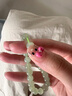 KARZUMYA和田玉手串官方旗艦店正品女款天然晴水手鏈玉珠子串珠散珠青玉男 璽晶級淺冰晴--珠徑約8mm（送國檢證書(shū)） 曬單實(shí)拍圖