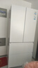 海爾（Haier）「小紅花系列」500L法式多門(mén)母嬰冰箱594mm專(zhuān)業(yè)超薄一級能效BCD-500WGHFDEDWVU1國家補貼 曬單實(shí)拍圖