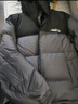 鴨鴨【高充絨203g】羽絨服男短款加厚冬季新款極寒保暖面包服撞色外套 灰色 XL (180) 曬單實(shí)拍圖