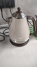 德龍（Delonghi）熱水壺1.7L大容量復古系列 KBOV2001電熱水壺家用辦公室304不銹鋼防燒干自動(dòng)斷電精準控溫燒水壺 1.7L 奶油色 曬單實(shí)拍圖