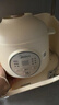 美的（Midea）電燉鍋1-2人電燉盅隔水燉鍋家用燕窩燉盅陶瓷燉湯盅電燉鍋嬰兒輔食小燉鍋煲湯電燉鍋電砂鍋煲湯鍋 1L 【1L=3碗 防燙把手】DZE1066 曬單實(shí)拍圖