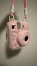 INSTAX富士instax立拍立得 一次成像相機 mini12（mini11升級款）淺櫻粉 曬單實(shí)拍圖