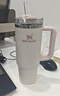STANLEY保溫杯水杯巨無(wú)霸吸管杯大容量杯子保溫保冷車(chē)載年會(huì )禮品男女禮物 【熱賣(mài)TOP2】米白- 887ml 曬單實(shí)拍圖