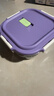 安買(mǎi)柏靈高硼硅耐熱玻璃保鮮盒500ml 飯盒冰箱收納盒餐盒S1865紫 曬單實(shí)拍圖