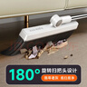 佳幫手折疊掃把簸箕套裝掃地掃帚兩件套家用旋轉笤帚防風(fēng)梳齒型畚箕 曬單實(shí)拍圖