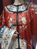 聽(tīng)月小筑【東方瓷】原創(chuàng  )女秋冬清民女裝刺繡國風(fēng)古裝非漢服 紅色上衣 現貨 選均碼 均碼 曬單實(shí)拍圖