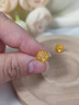 妙聚福方糖黃金耳釘女四葉草耳環(huán)耳飾直釘一對9999足金包銀送女友禮物 足方糖耳釘一對 金重0.4克【足+硬工藝】 曬單實(shí)拍圖