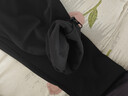 蕉內（Bananain）熱皮501++男士防風(fēng)防水直筒機能褲秋冬保暖休閑褲戶(hù)外徒步長(cháng)褲 黑色 XL 曬單實(shí)拍圖