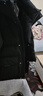 京東京造極寒鵝絨服男女派克連帽羽絨服95白鵝絨冬季加厚短款 曜石黑 L 曬單實(shí)拍圖