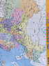 新版中國、世界地理地圖（政區版雙面覆膜）便攜式尺寸209mm*285mm 曬單實(shí)拍圖