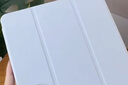 RBP適用2025新款ipad11/10保護殼A16芯片10代平板保護套【全包硅膠防摔軟殼·經(jīng)典三折款】白冰色 曬單實(shí)拍圖