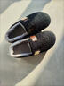 啄木鳥(niǎo)毛毛鞋女冬季外穿2025新款韓版保暖復古一腳蹬豆豆鞋加絨百搭棉鞋 棉豆黑色 37 曬單實(shí)拍圖