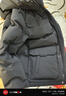 京東京造極寒鵝絨服男女派克連帽羽絨服95白鵝絨冬季加厚短款 曜石黑 XL 曬單實(shí)拍圖
