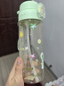 富光兒童水杯壺PPSU小學(xué)生夏雙飲吸管杯幼兒園孕產(chǎn)婦女塑料杯子620ml 曬單實(shí)拍圖