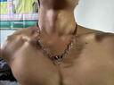 BJYL項鏈男士潮流嘻哈風(fēng)男生鎖骨鏈簡(jiǎn)約百搭吊墜男款鈦鋼衛衣配飾鏈子 曬單實(shí)拍圖