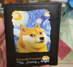 弗羅貓梵高星空聯(lián)名Doge柴犬CHEEMS周邊可愛(ài)卡通搞怪學(xué)生錢(qián)包卡包男個(gè)性 短款 星空Doge 曬單實(shí)拍圖