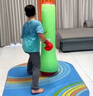 DALYKATE德國兒童充氣拳擊柱不倒翁沙袋家用沙包立式拳靶小孩少兒打拳訓練 【加厚超纖防爆】1.2m綠-送充氣泵+兒童拳套 曬單實(shí)拍圖