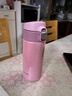 虎牌（TIGER）超輕便攜不銹鋼保溫杯情人節送禮新年禮物MMJ-A361-PB粉色360ML 曬單實(shí)拍圖