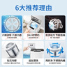 奧克斯（AUX）全自動(dòng)洗衣機波輪家用迷你小型嬰兒童寶寶宿舍租房帶甩干洗脫一體 【國補】6KG洗脫容量【智能風(fēng)干】旗艦款 曬單實(shí)拍圖