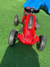 賀聯(lián)兒童四輪腳踏車(chē)男女寶寶小孩可坐運動(dòng)玩具腳蹬自行車(chē)卡丁車(chē) 紅色 普通輪 曬單實(shí)拍圖