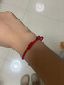蔓笙本命年紅繩手鏈女款情侶紅繩腳鏈去霉運轉運祝福手繩平安男士禮物 紅繩手鏈 曬單實(shí)拍圖
