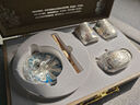 如瓷動(dòng)人敦煌文創(chuàng  )鎏銀茶具套裝整套高檔禮品生日禮物送長(cháng)輩喬遷節日伴手禮 敦煌鎏銀茶具禮盒裝 2人飲 8件 陳德生作品退休紀念品送長(cháng)輩實(shí)用 曬單實(shí)拍圖