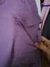 左西童裝女童褲子春裝工裝褲2026新款兒童戶(hù)外耐磨傘兵褲 紫色 130 曬單實(shí)拍圖