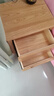 白蠟木全實(shí)木床頭柜邊柜保險柜櫥柜抽屜儲物帶鎖整裝包郵 白蠟木35長(cháng)40深50高（原木色） 曬單實(shí)拍圖