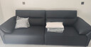 喜臨門(mén)真皮沙發(fā)客廳意式極簡(jiǎn)頭層牛皮 政府補貼小飛象 桑葚黑 三人位 290cm 曬單實(shí)拍圖